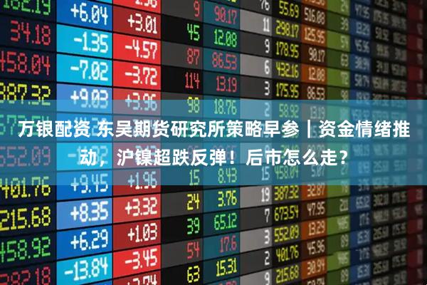 万银配资 东吴期货研究所策略早参｜资金情绪推动，沪镍超跌反弹！后市怎么走？